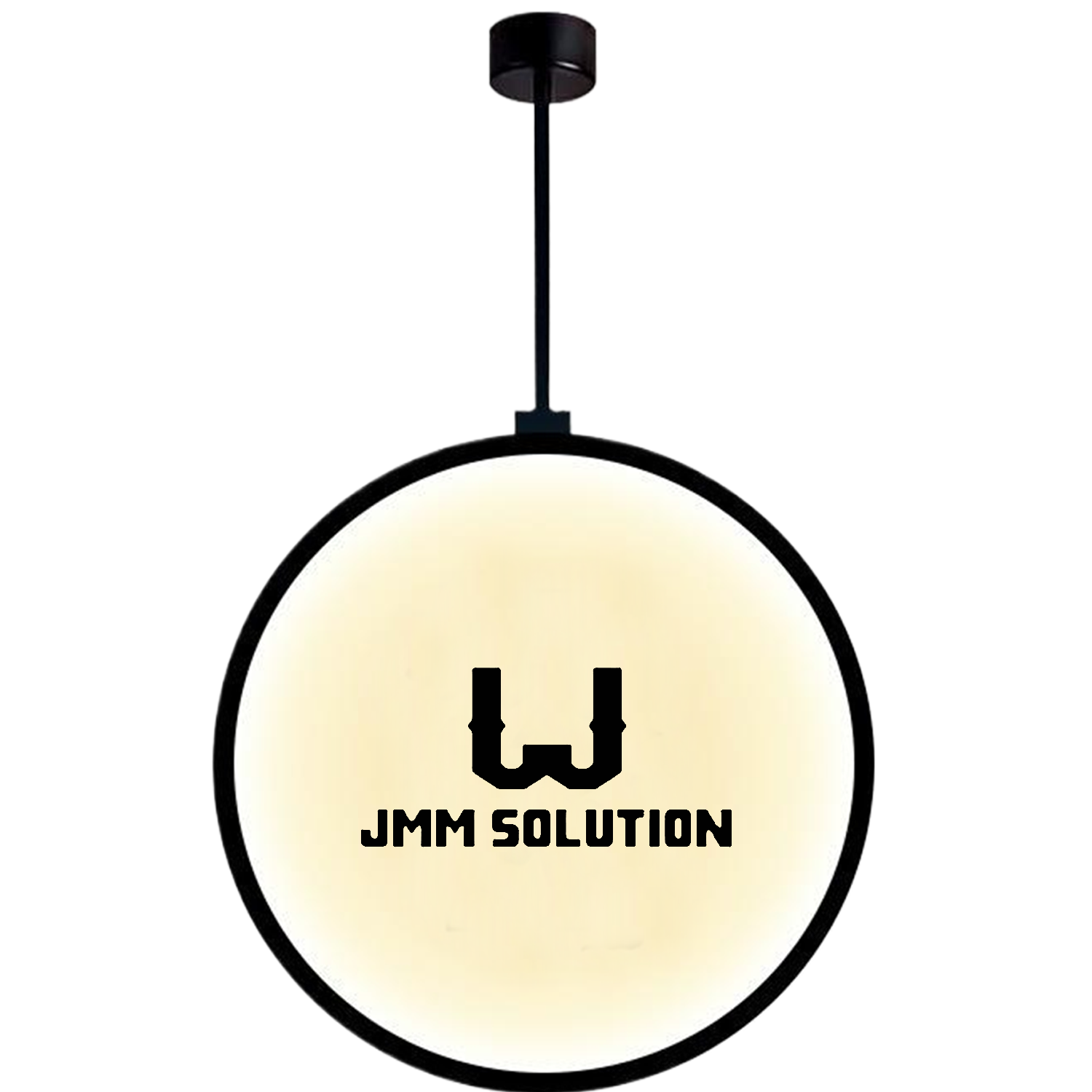 Custom LED Double-Sided Hanging Light Sign for Shops Malls