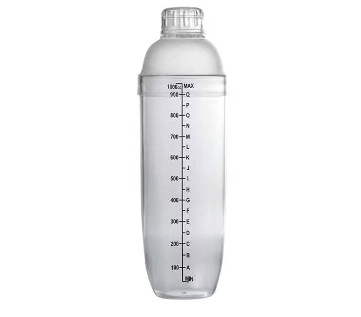 Plastic Cocktail Shaker Bottle With Graduated 5