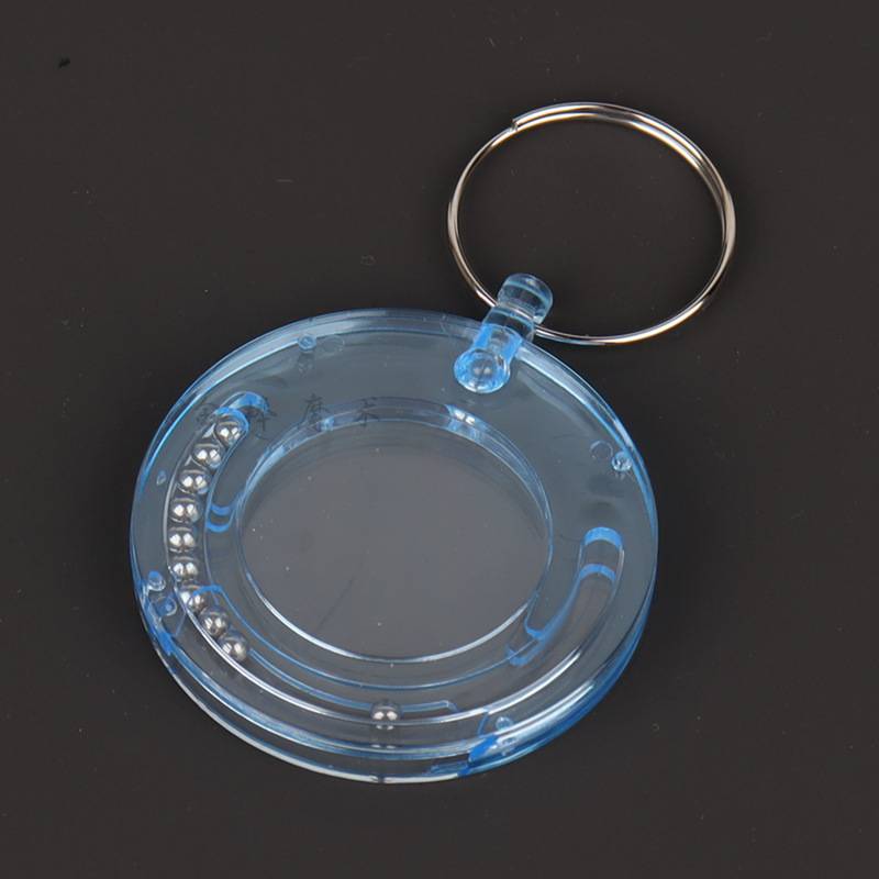 Plastic Puzzle Key Chain Ring 2