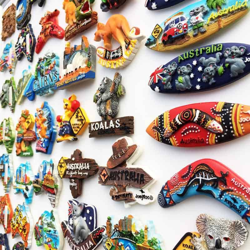 Australia Map Travel Fridge Magnet 2