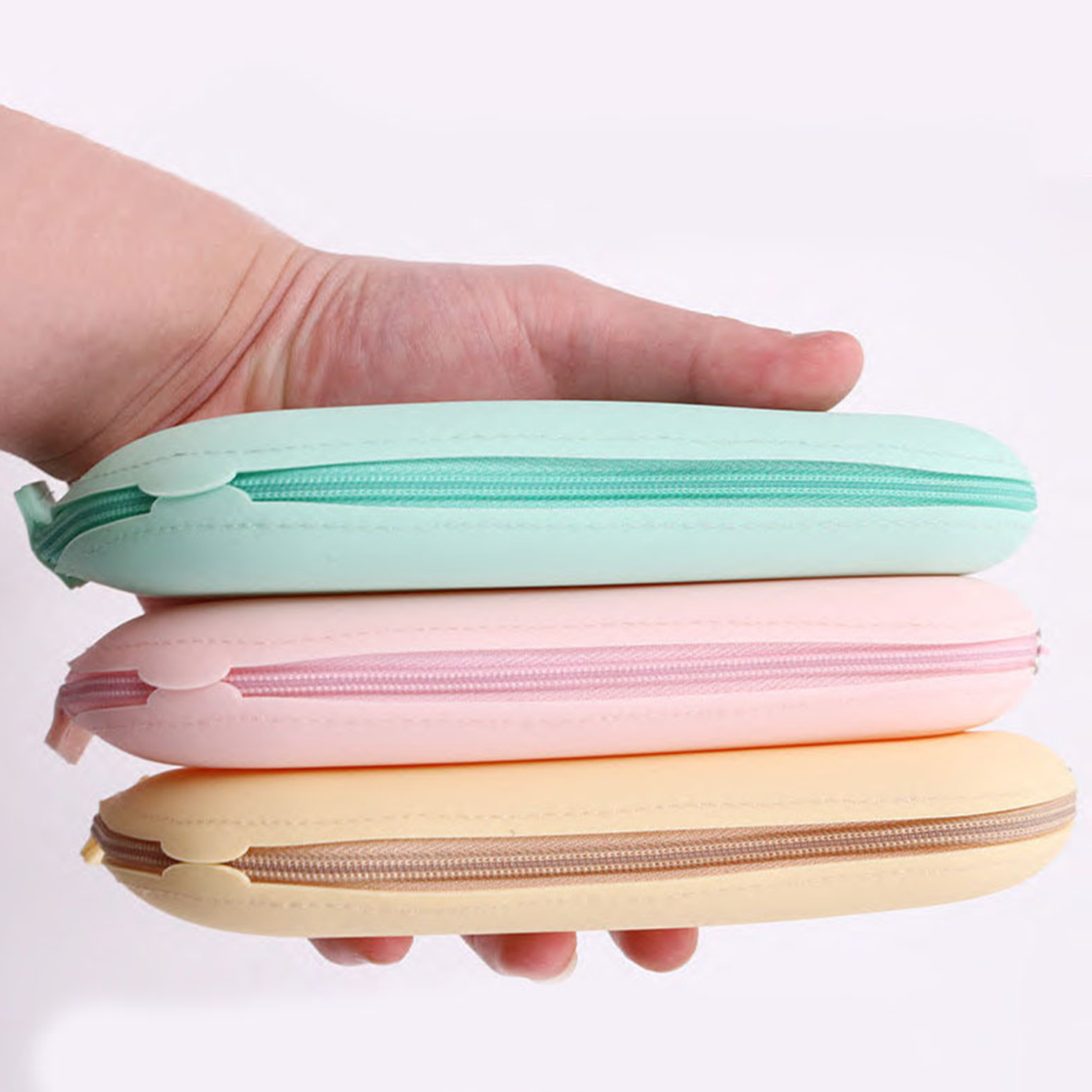 Silicone Organizing Cosmetics with Zipper 1
