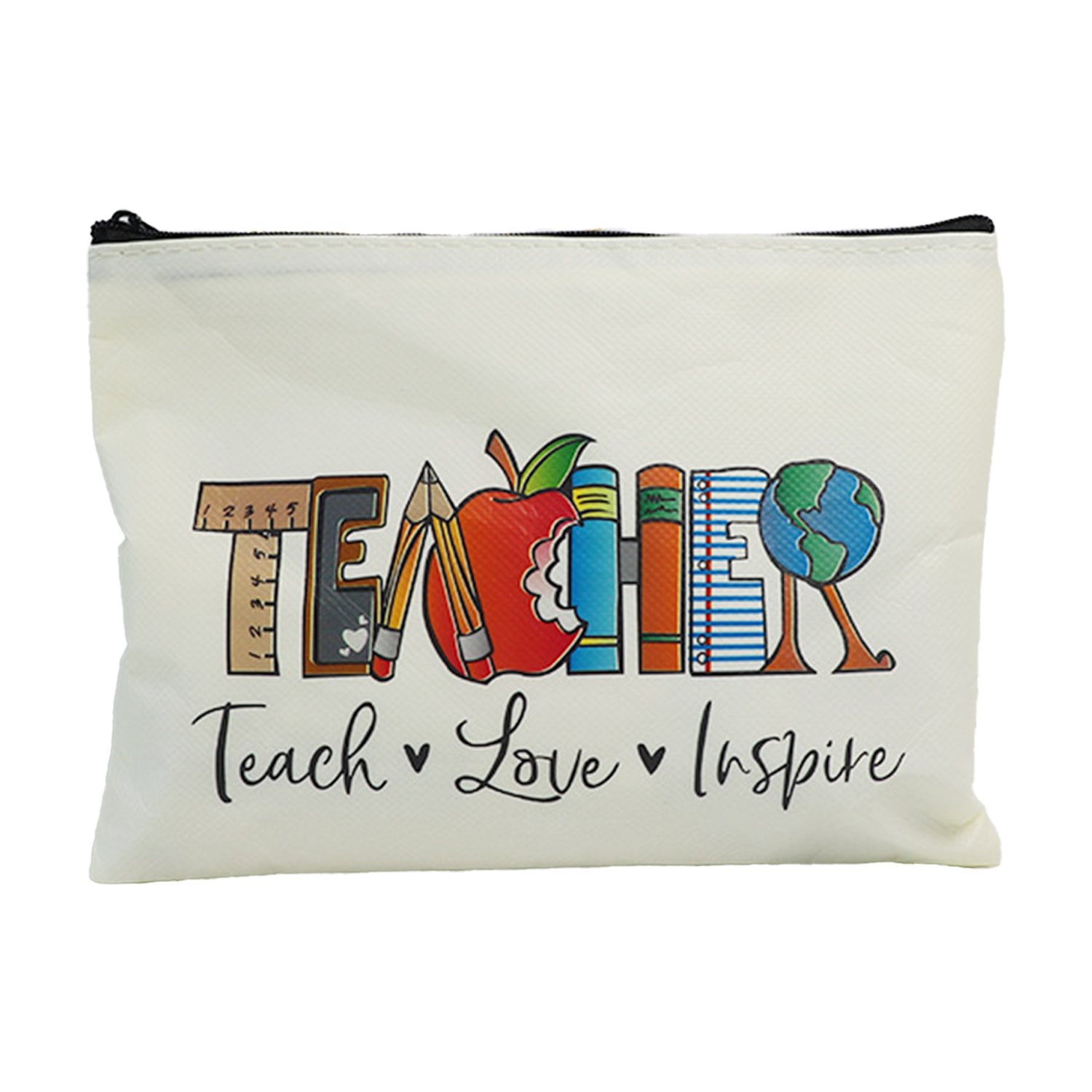 Non-woven Fabric Waterproof Zipper Makeup Bag 11