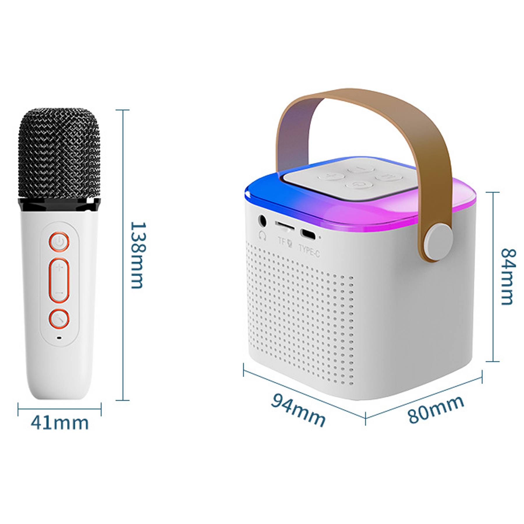 Portable Microphone and Speaker Integrated Device 2