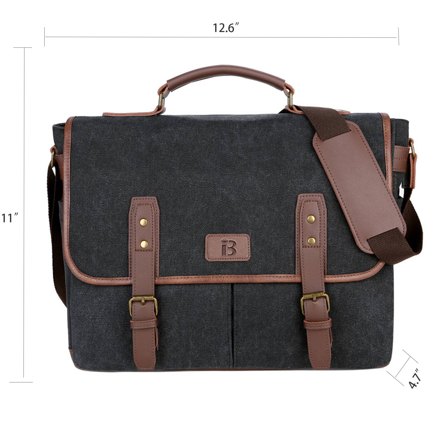 Cavas Vintage Men Briefcases Laptop Messenger Bag 8