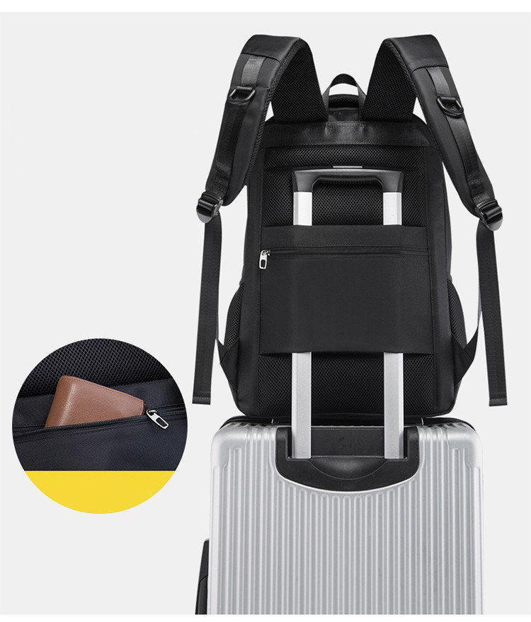 Slim Durable Canvas Laptop Backpack 3
