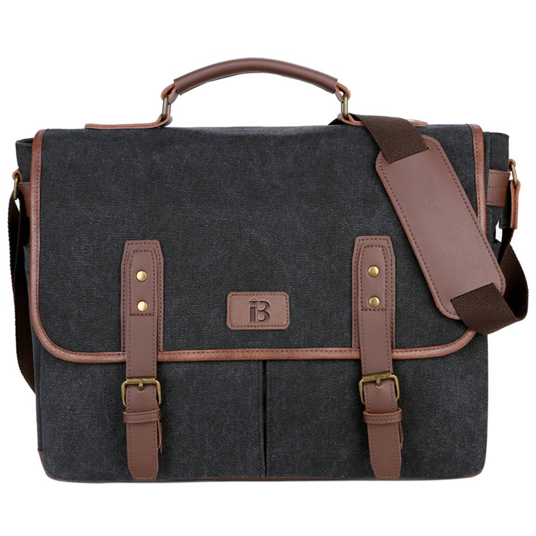 Cavas Vintage Men Briefcases Laptop Messenger Bag 6