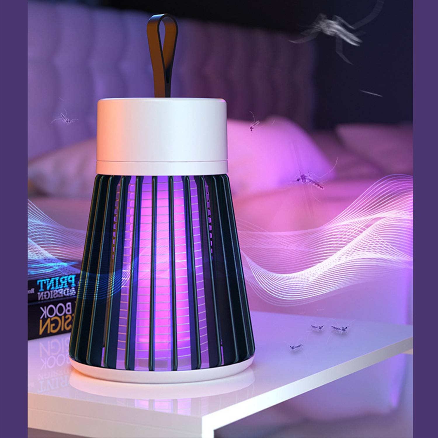 Romanticized rechargeable mosquito-repelling lamp 7