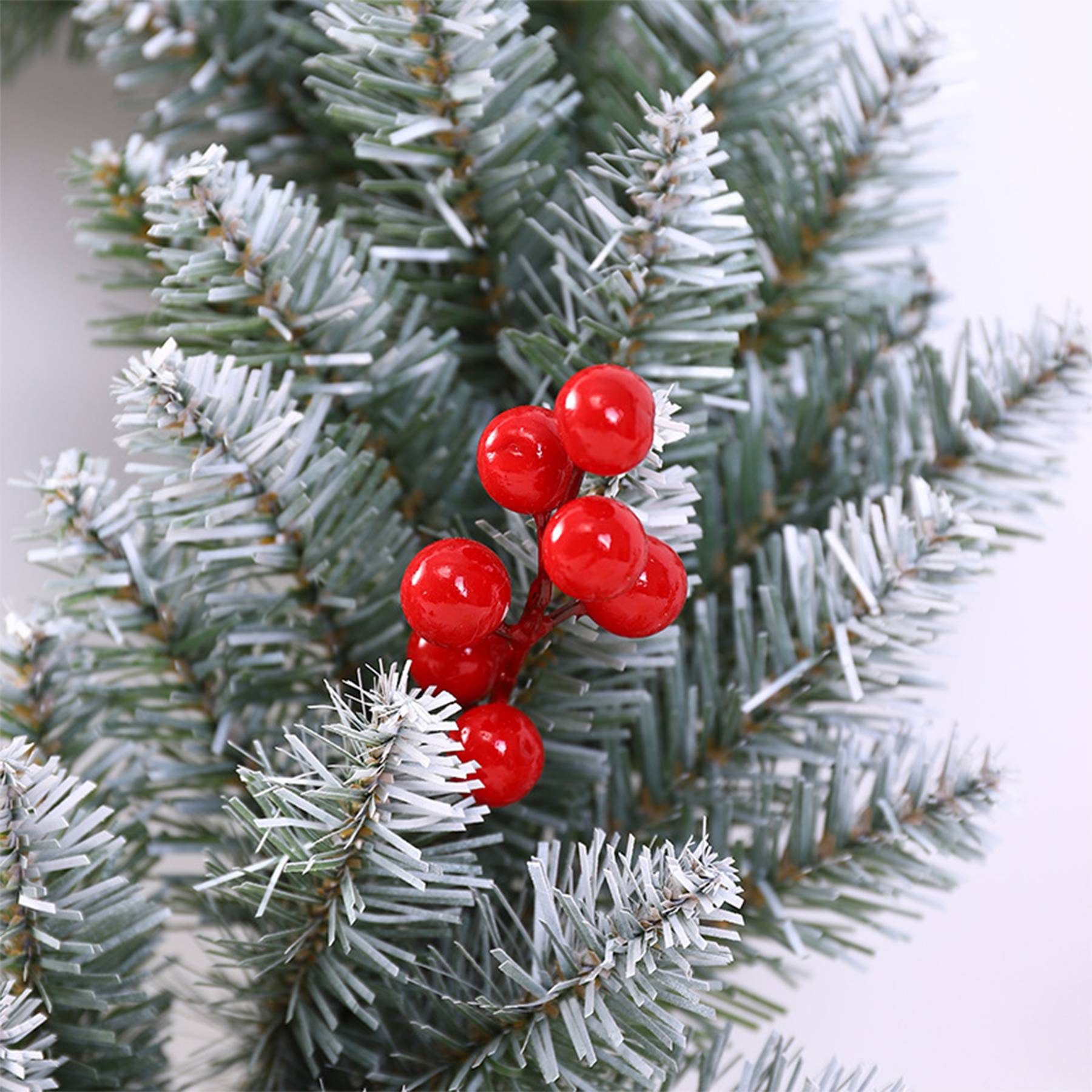 Festive Christmas Wreath with Pine Cones and Berries 1