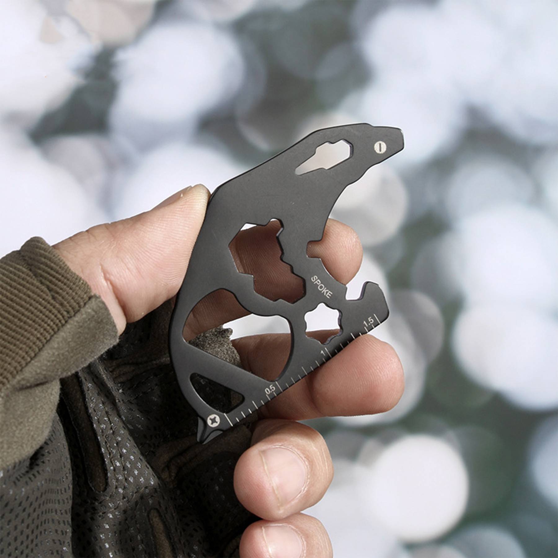 Wallet Multitool Card Necessities for Outdoor Survival 3