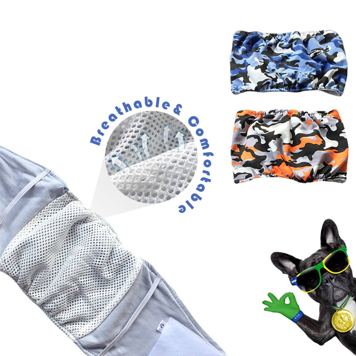 Reusable Male Dog Diapers High Absorbing Wrap 3