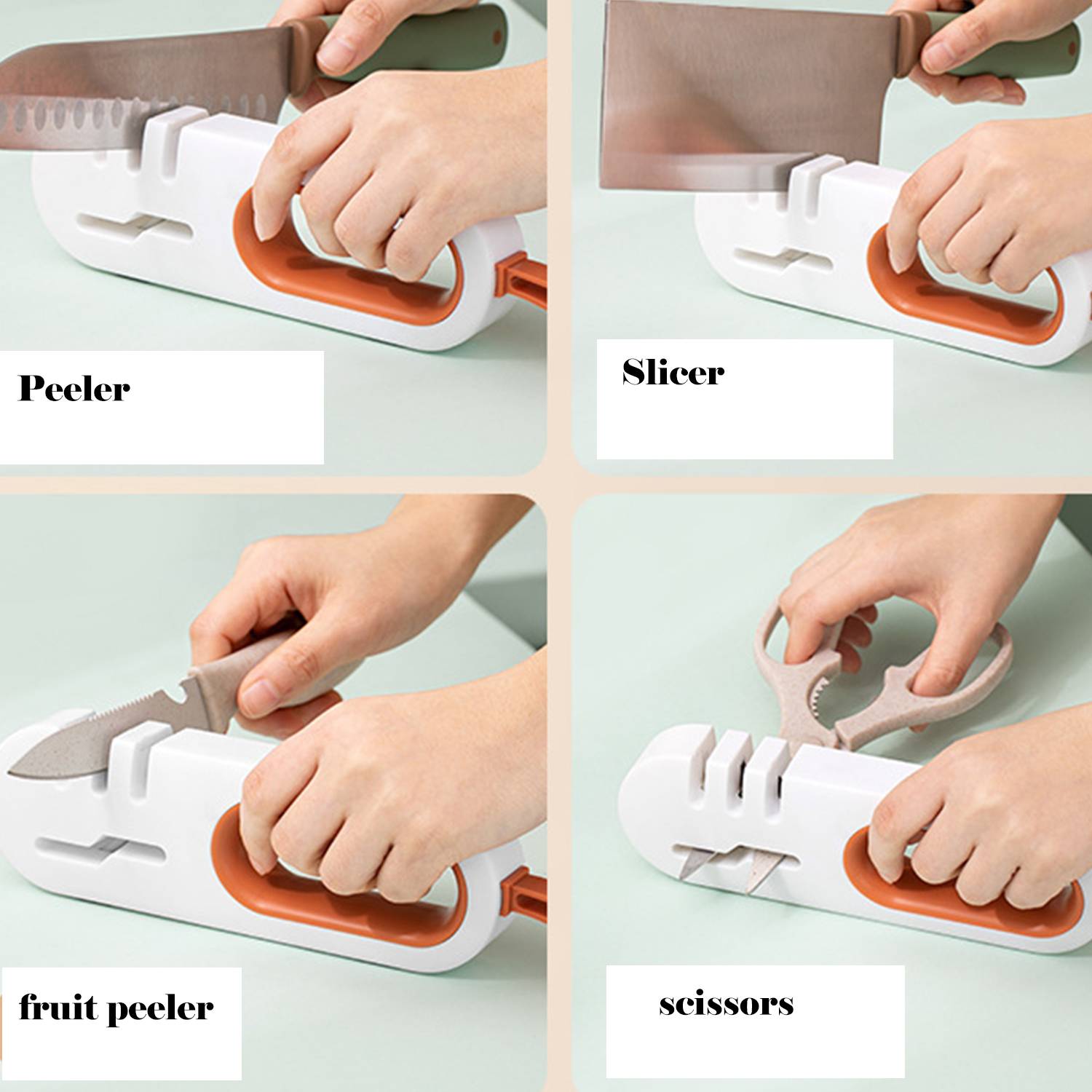 Multifunctional Fruit knife sharpener 6