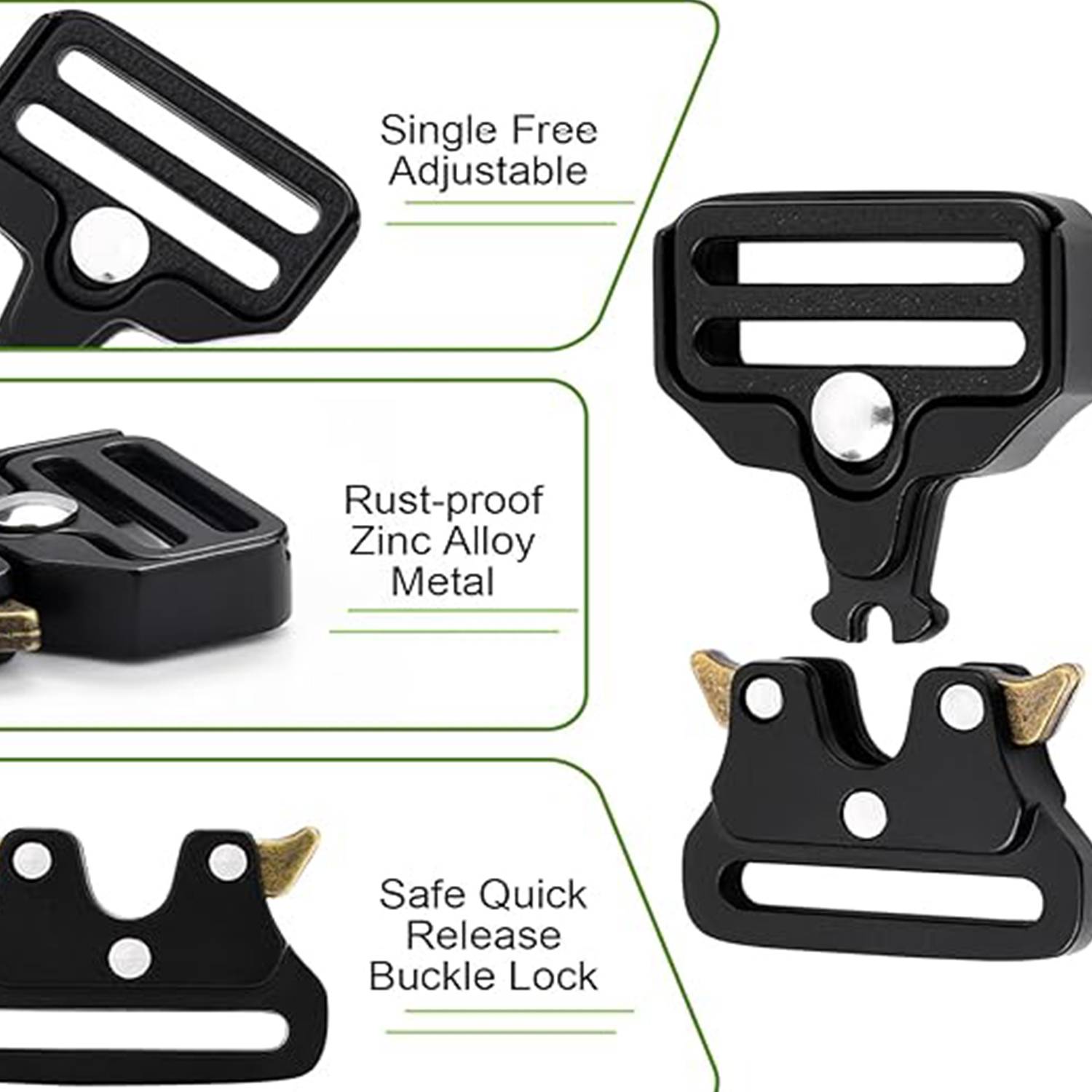 Tactical Paracord Bracelets Buckle Hardware Accessories 3