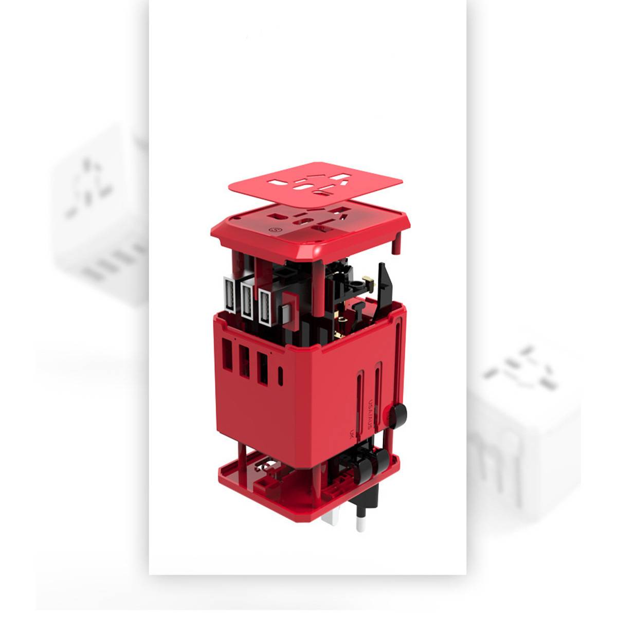 Universal Travel Converter Plug World Power 7