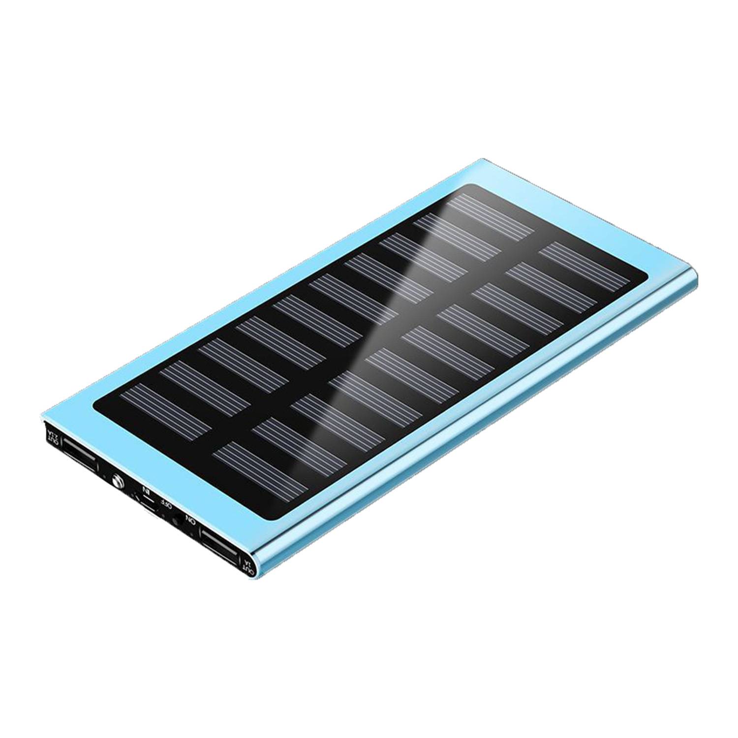 Dual USB 6000Mah Solar Power Bank With Flashlight 7
