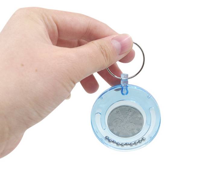 Plastic Puzzle Key Chain Ring 1