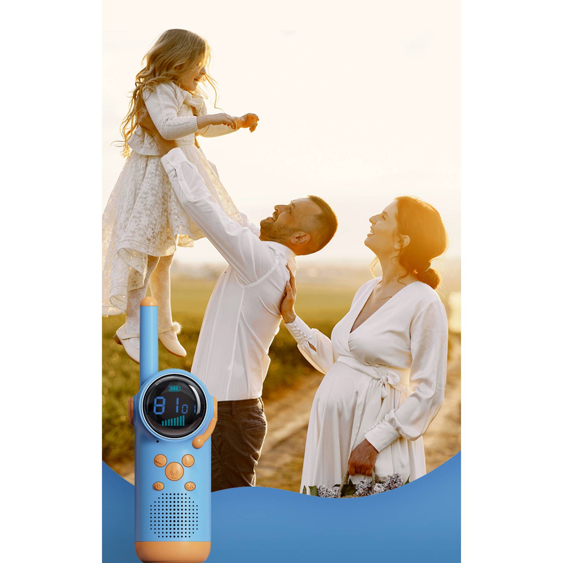 Abs Parent-child children's wireless walkie-talkie toys 4