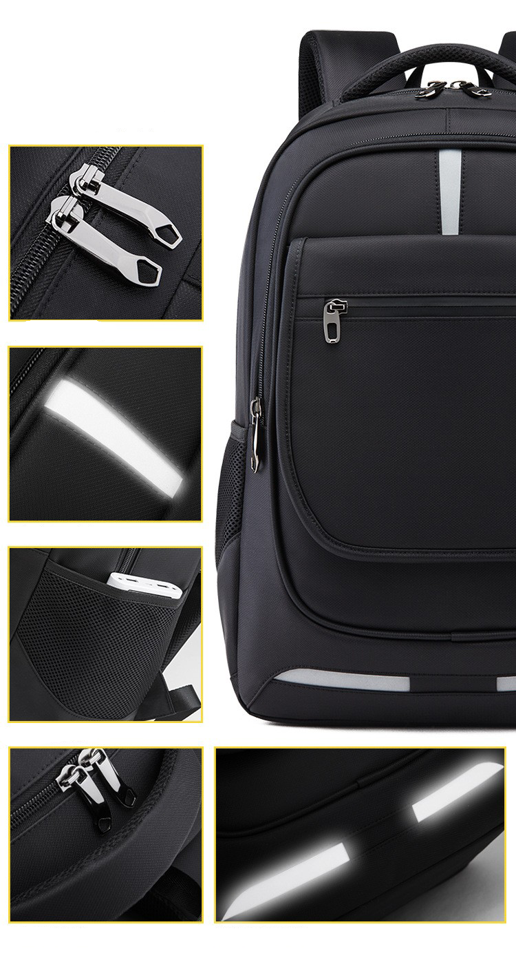 Slim Durable Canvas Laptop Backpack 4