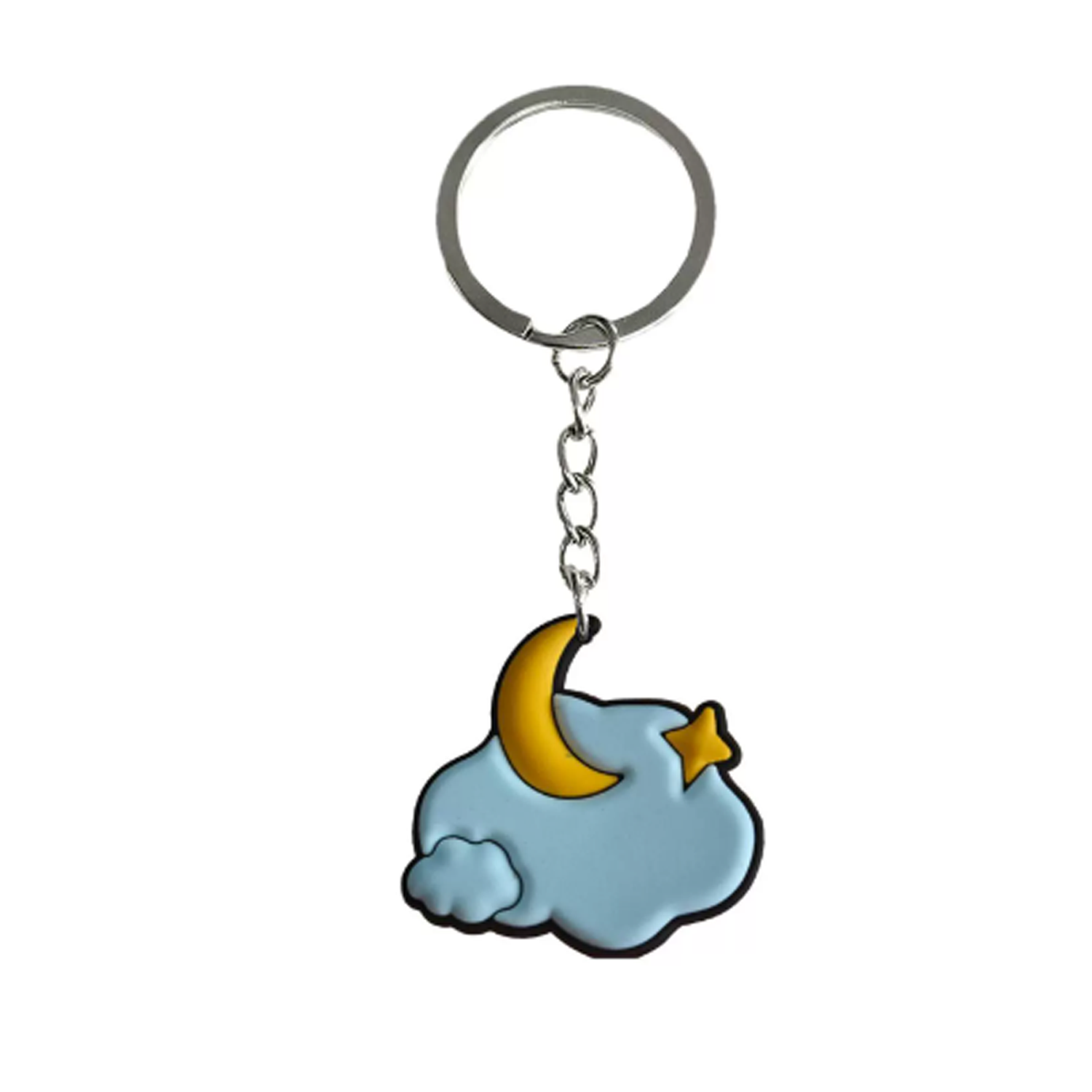 Custom PVC Soft Rubber Cloud Keychain 2