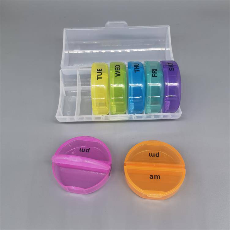 Weekly dispensing kit pill case 2