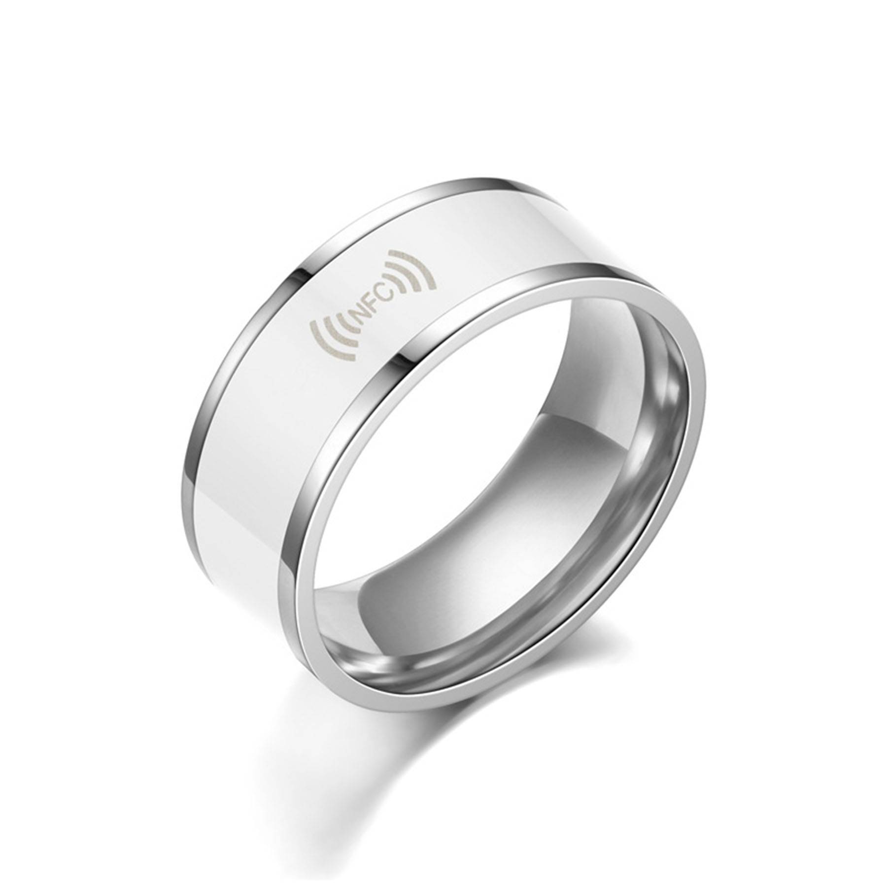 Stainless Steel NFC Wearable Smart Ring 4
