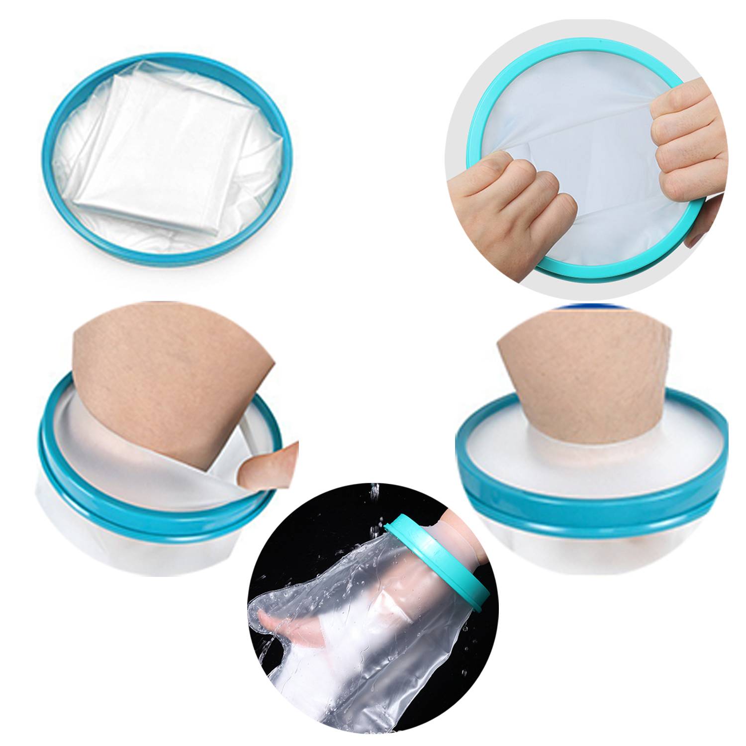PVC Waterproof Arm Cast Cover for Shower Adult 3
