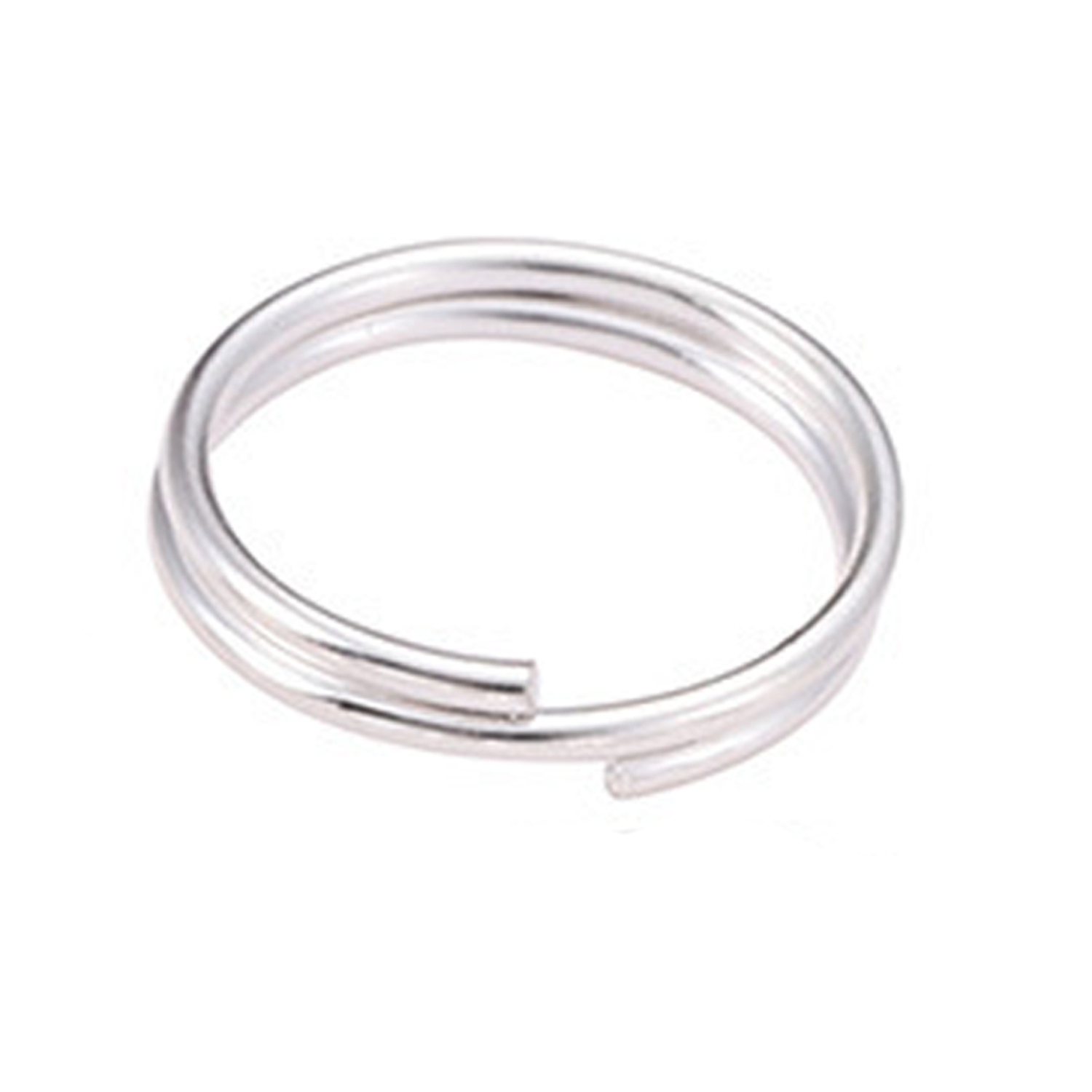 200PCS DIY Double Loop Metal Key Split Rings 3