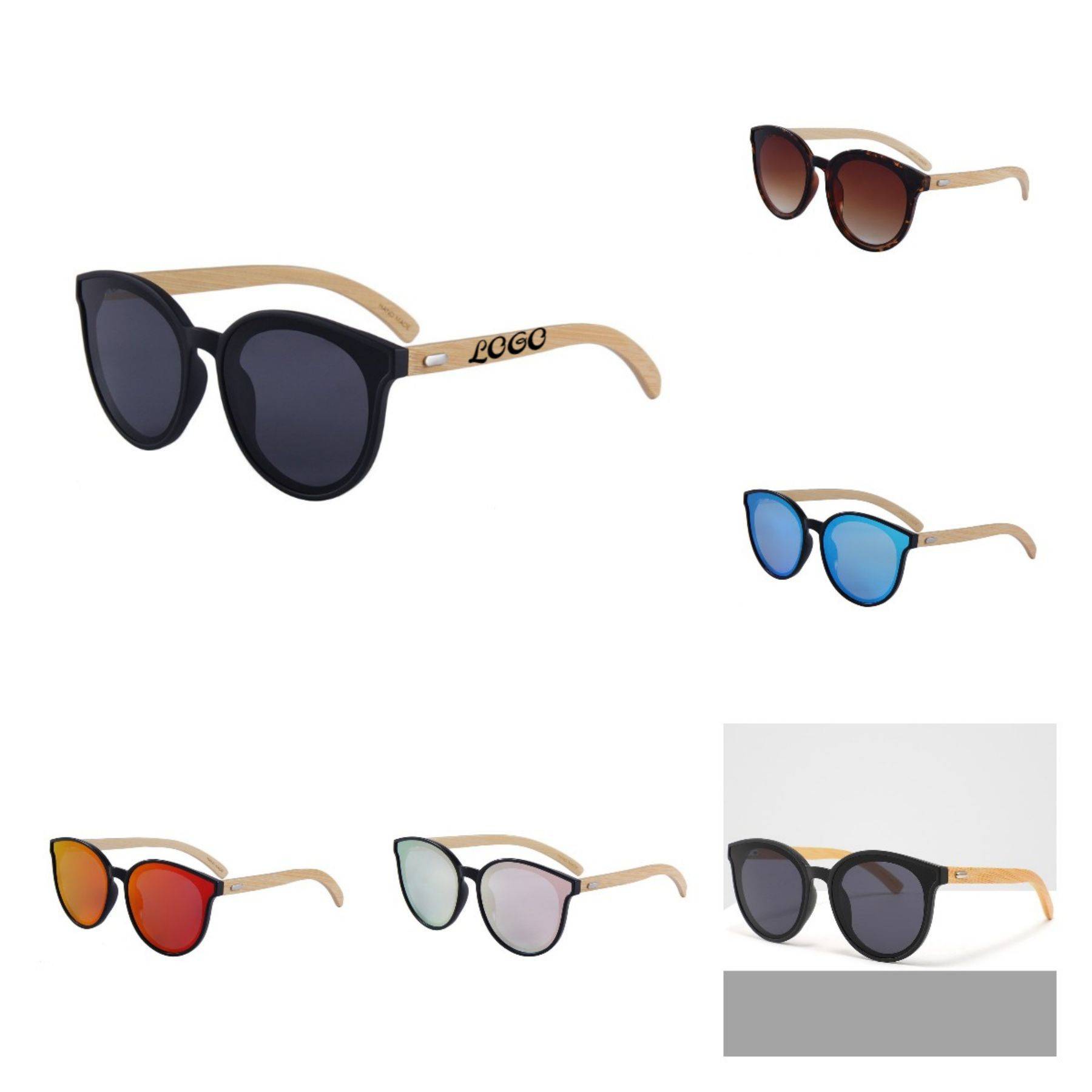 Unisex Bamboo leg sunglasses 7