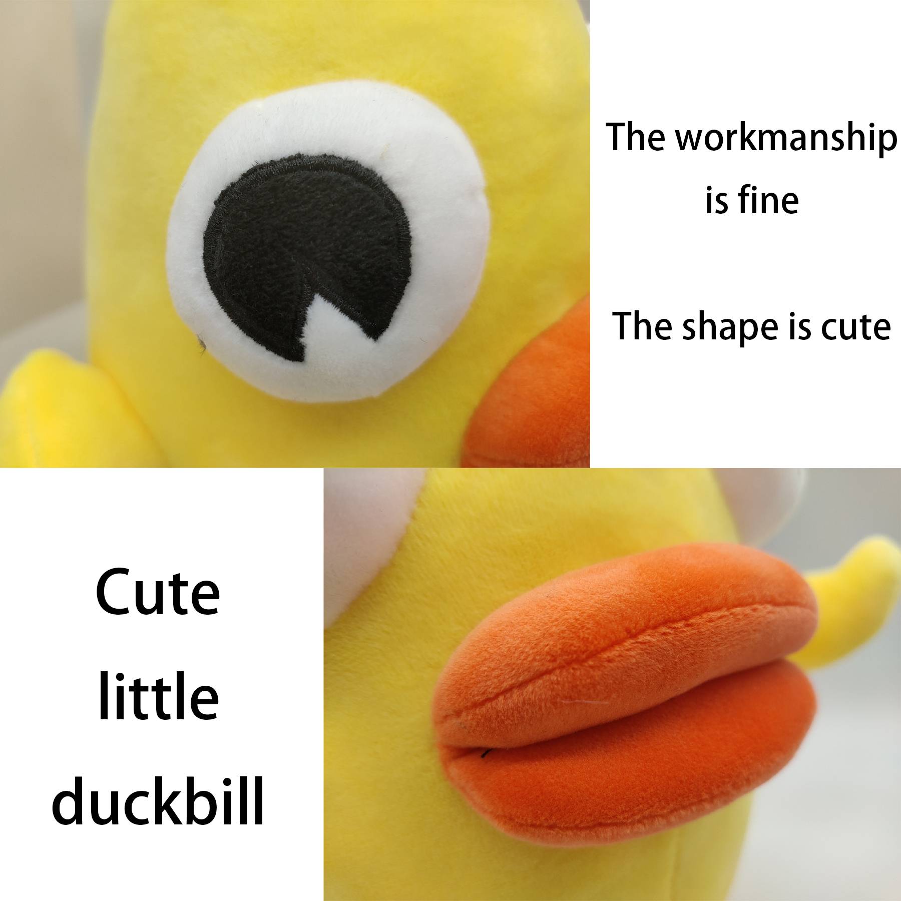 Cotton Little yellow duck plush doll children's toy 3