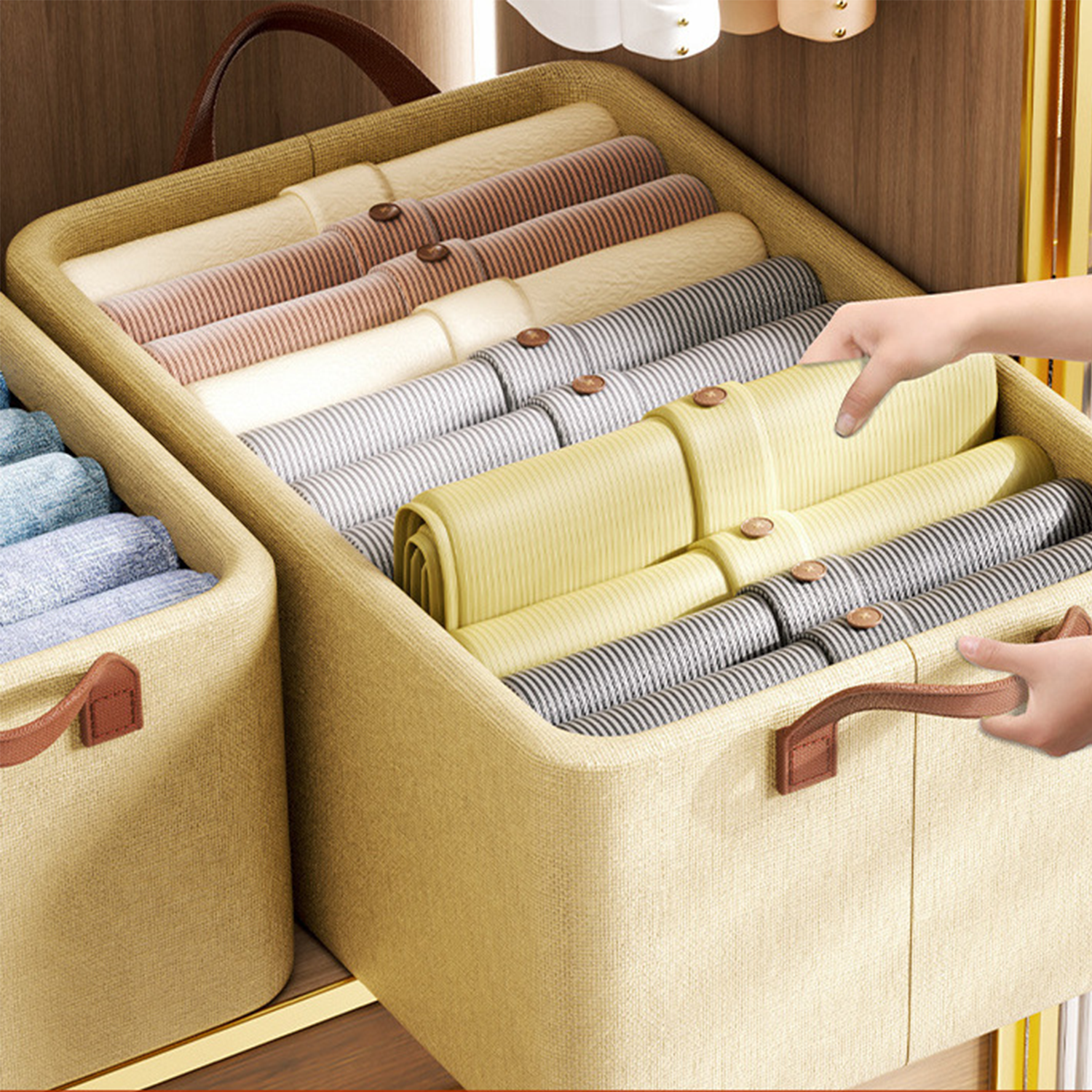 Collapsible Canvas Storage Basket 3