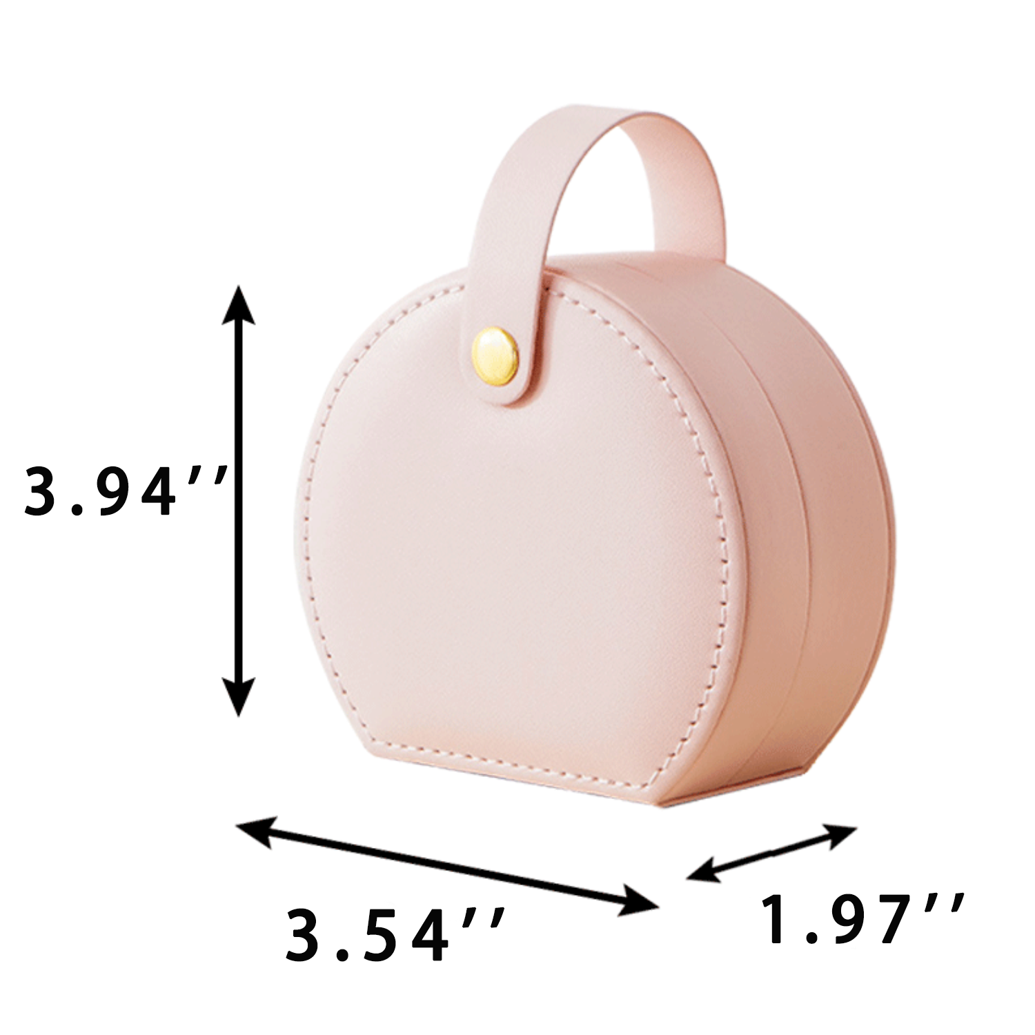 PU Leather Handheld Jewelry Storage Case 6