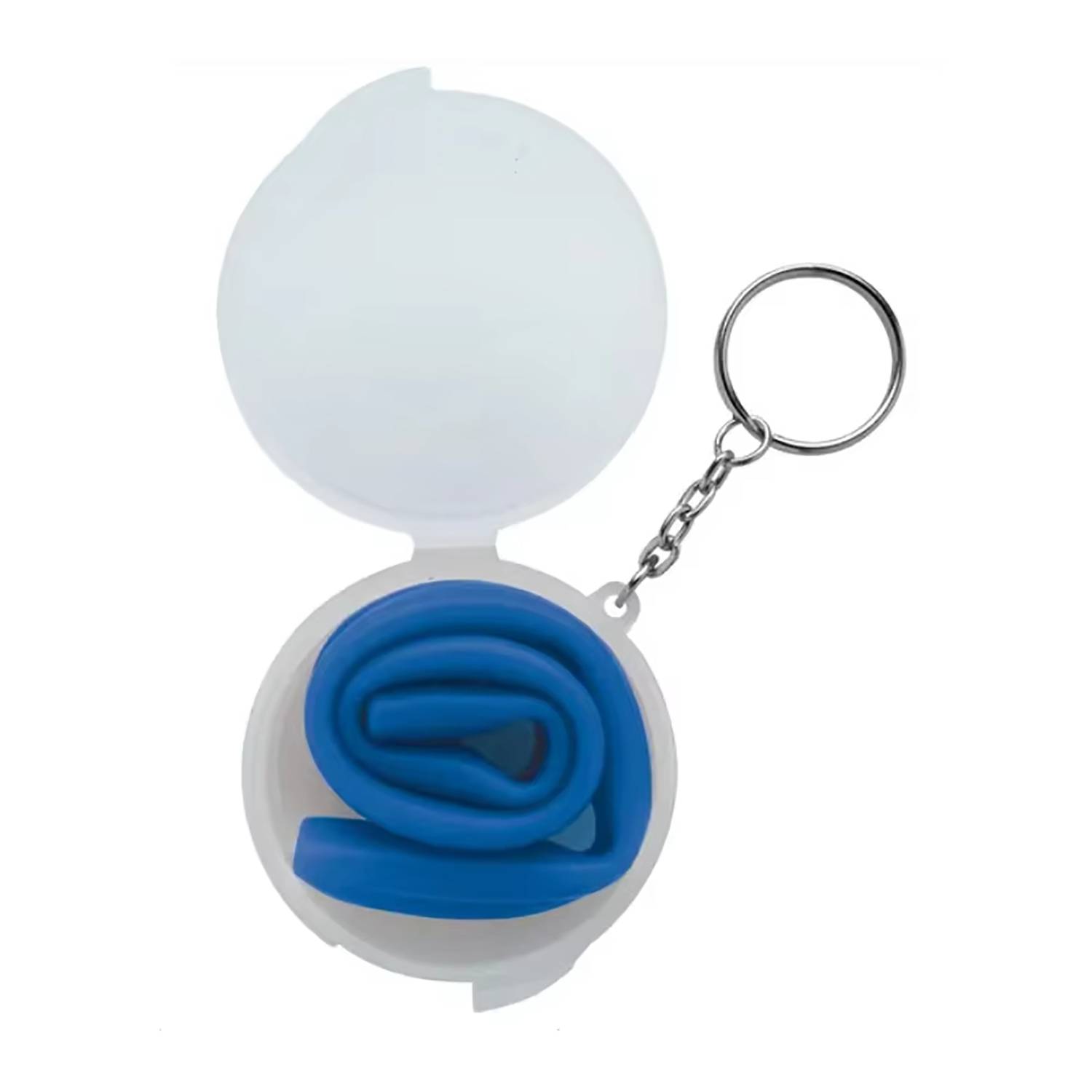 Portable Silicone Boba Straw with Keychain Storage Case 2