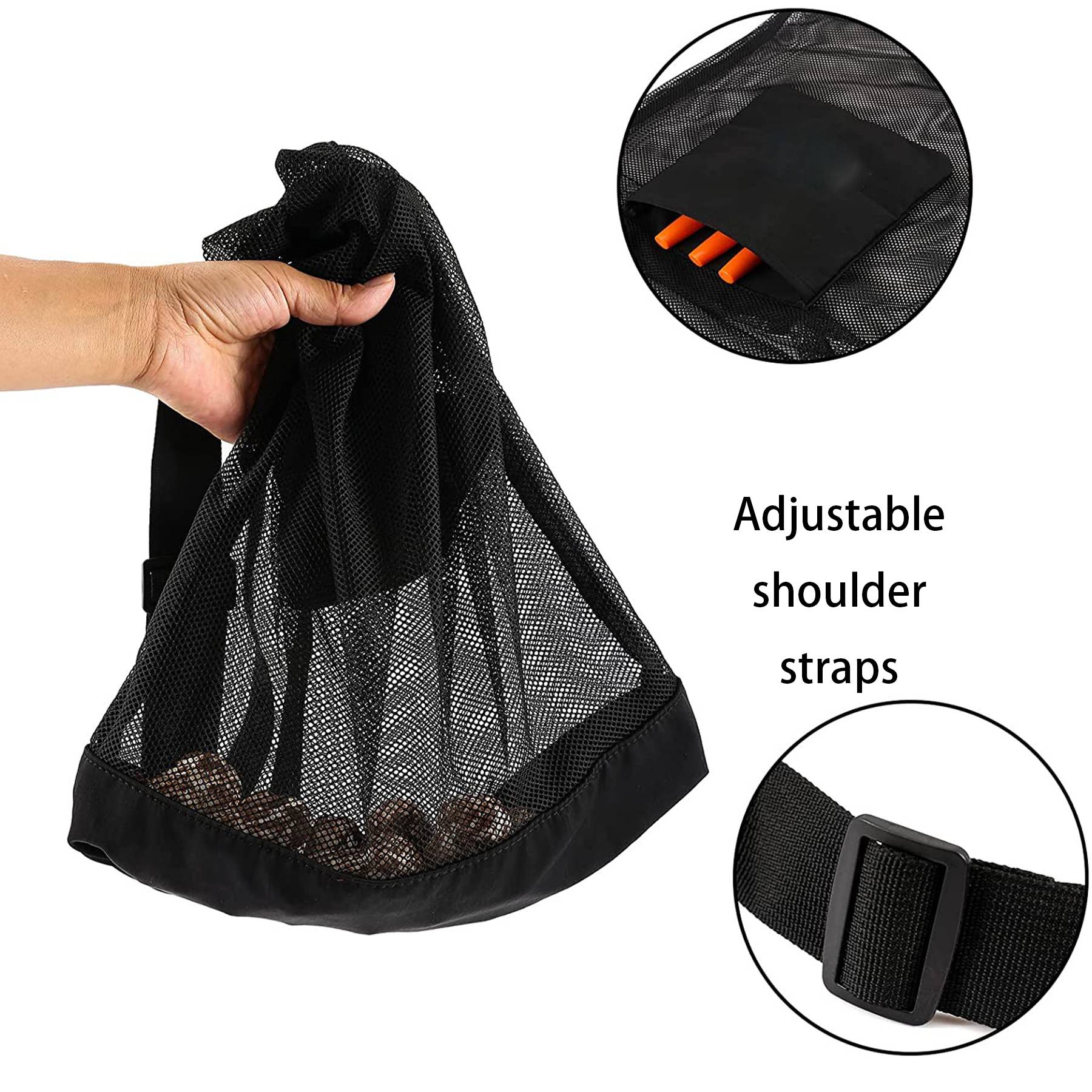 Oxford Orchard mesh picking foldable cross-body bag 4