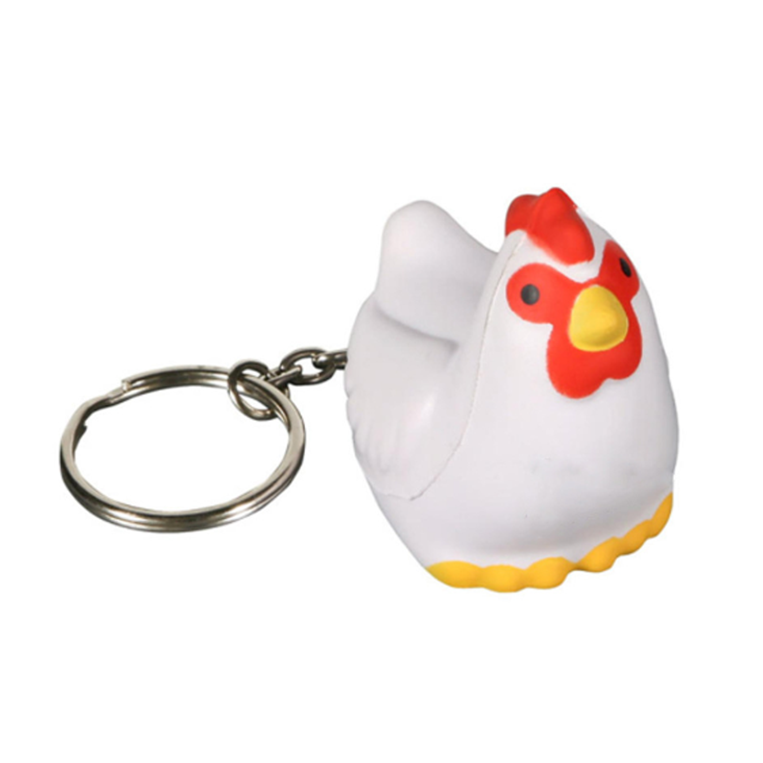 PU Hen Shape Squeeze Stress Relief Toy With Keychain 2