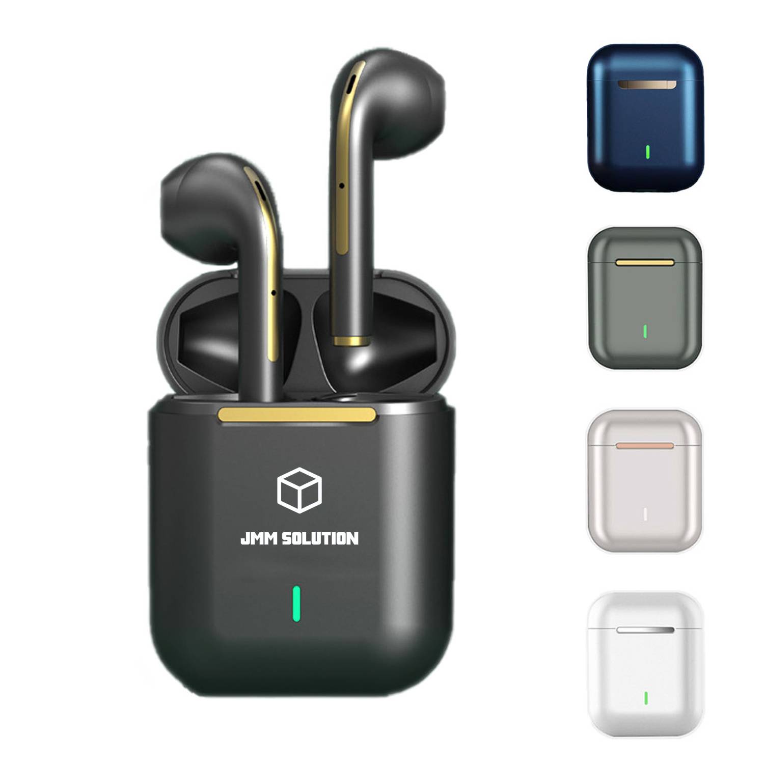 Wireless bluetooth earbuds with charging case