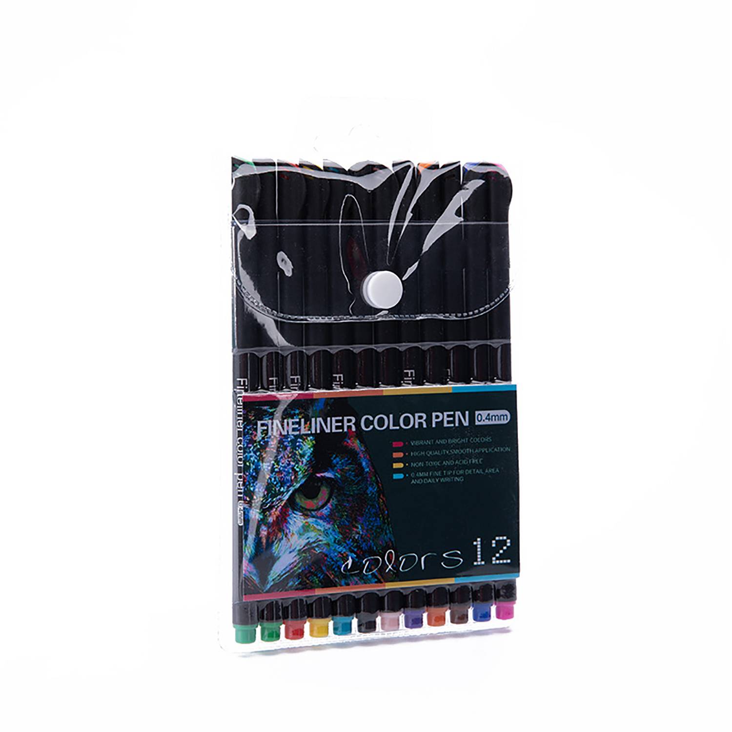 12 Color Waterproof Fineliner Pen Set 3