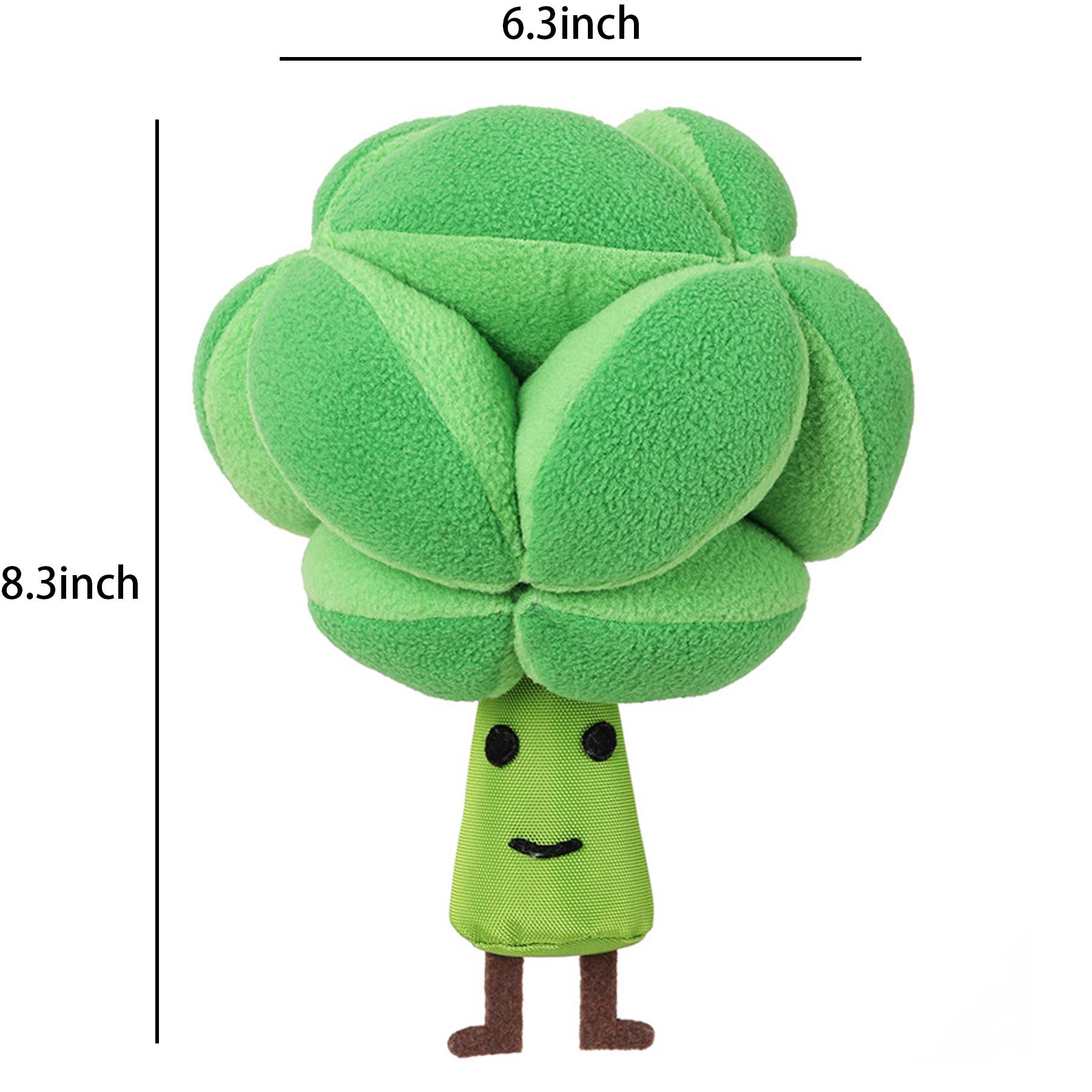 Polyester Creative Broccoli Leakage Food Toy 4
