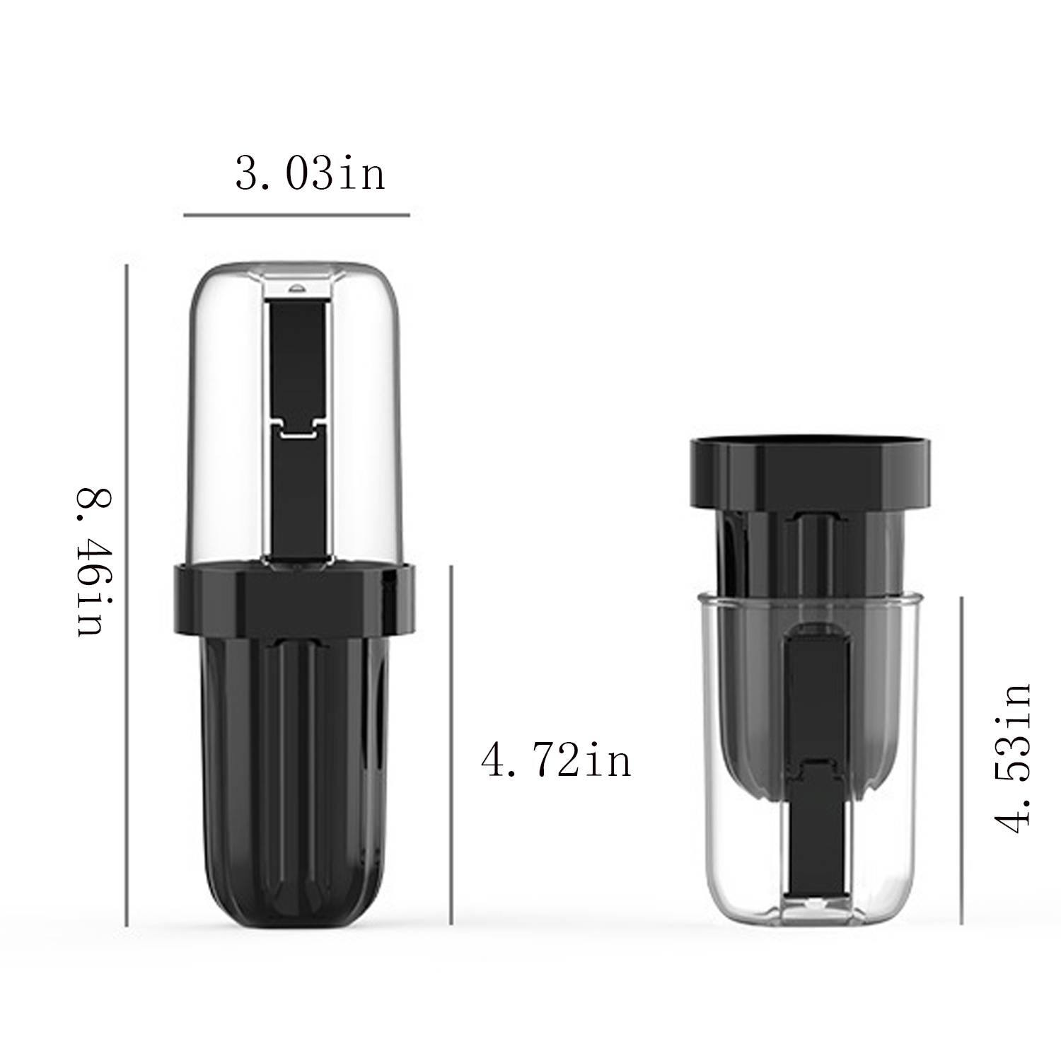 2 in 1 Travel Toothbrush Storage Case w/ Removable Cup 9