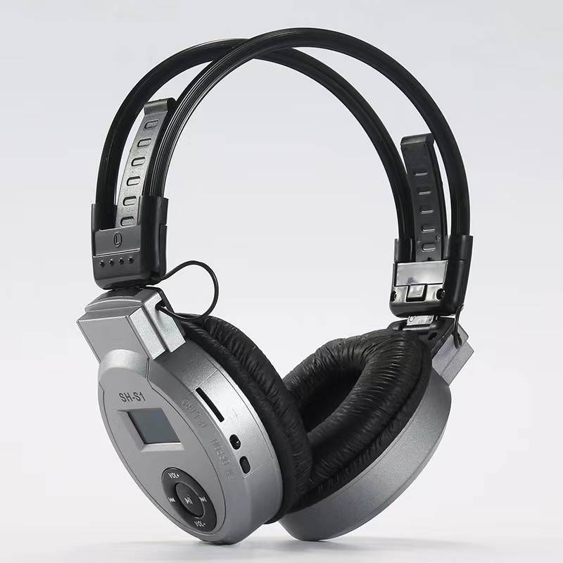 Sports folding radio headphones MP3 player 5