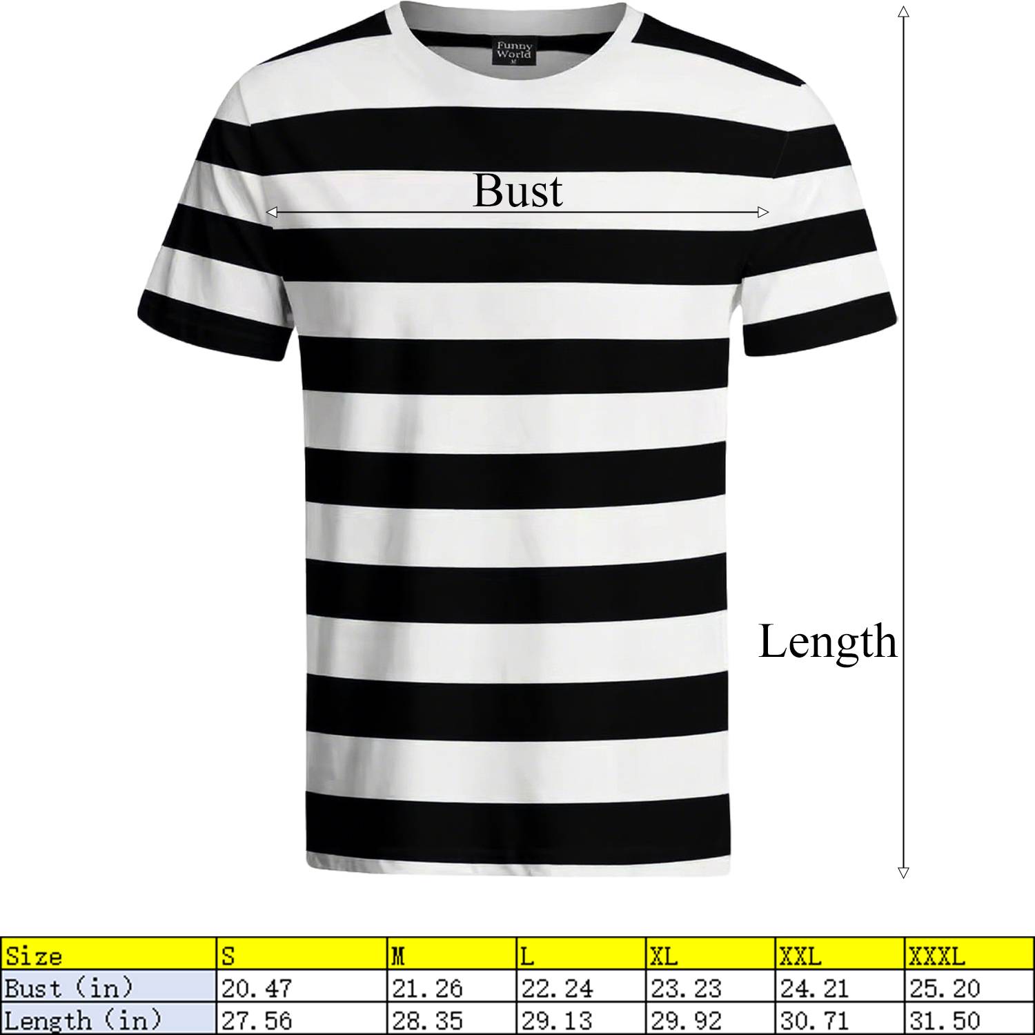 Striped Casual Short Sleeve Crew Neck T-Shirt 5