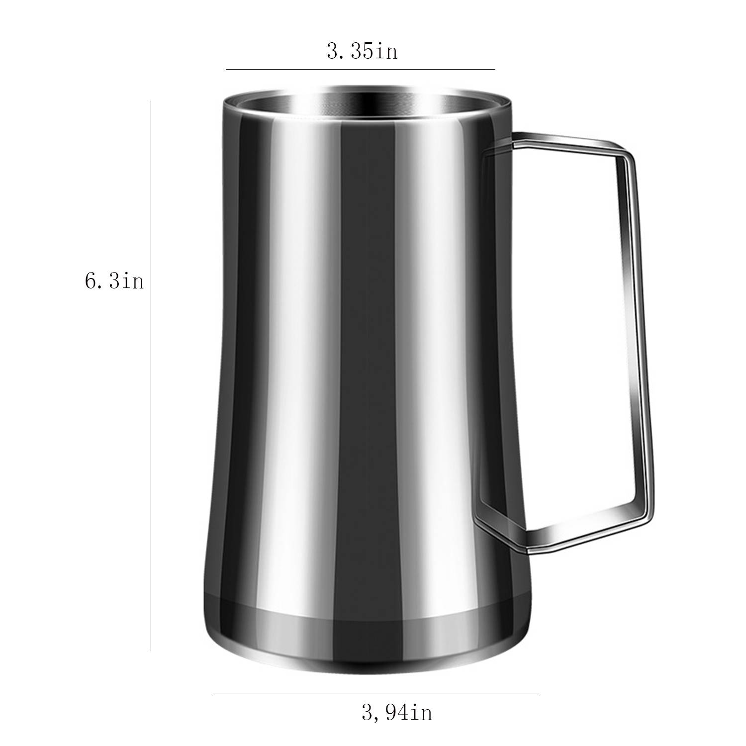 13/20oz Large Capacity Stainless Steel Beer Mug 6