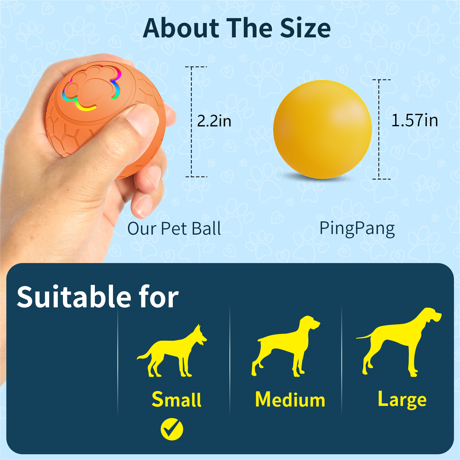 Pets Smart Interactive Jumping Ball Toy 7