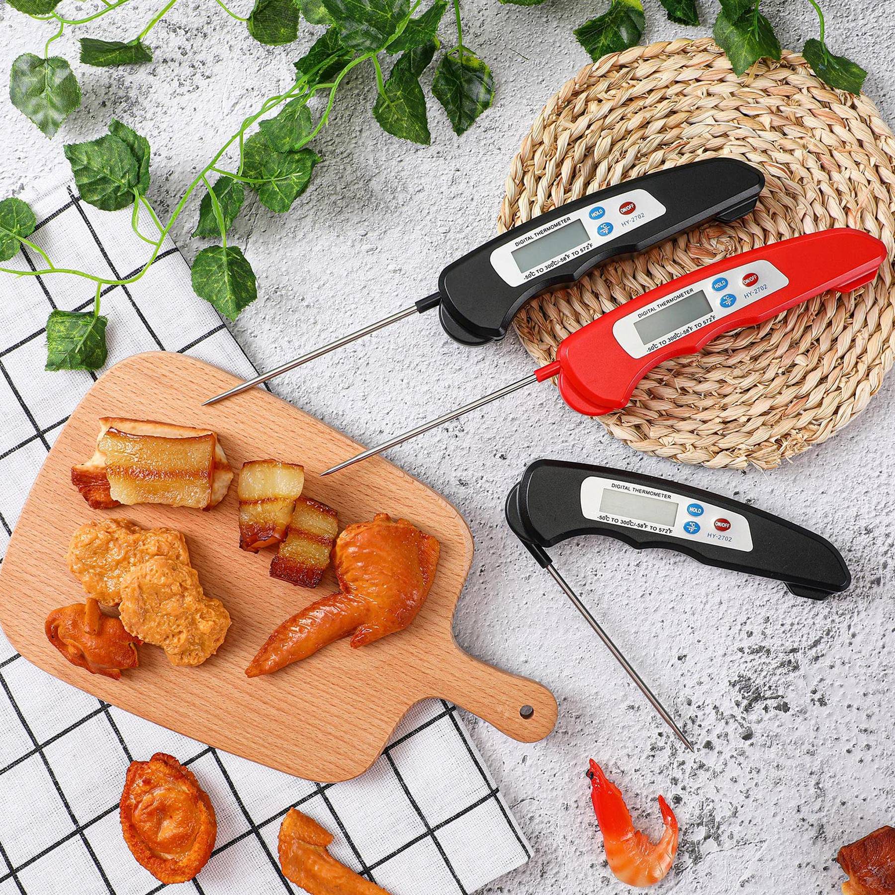 Folding food waterproof probe thermometer 4