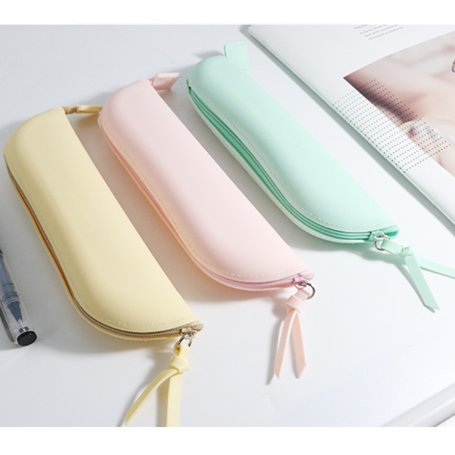 Silicone Organizing Cosmetics with Zipper 3