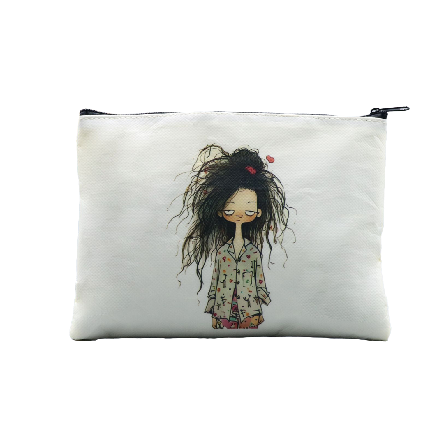 Non-woven Fabric Waterproof Zipper Makeup Bag 9
