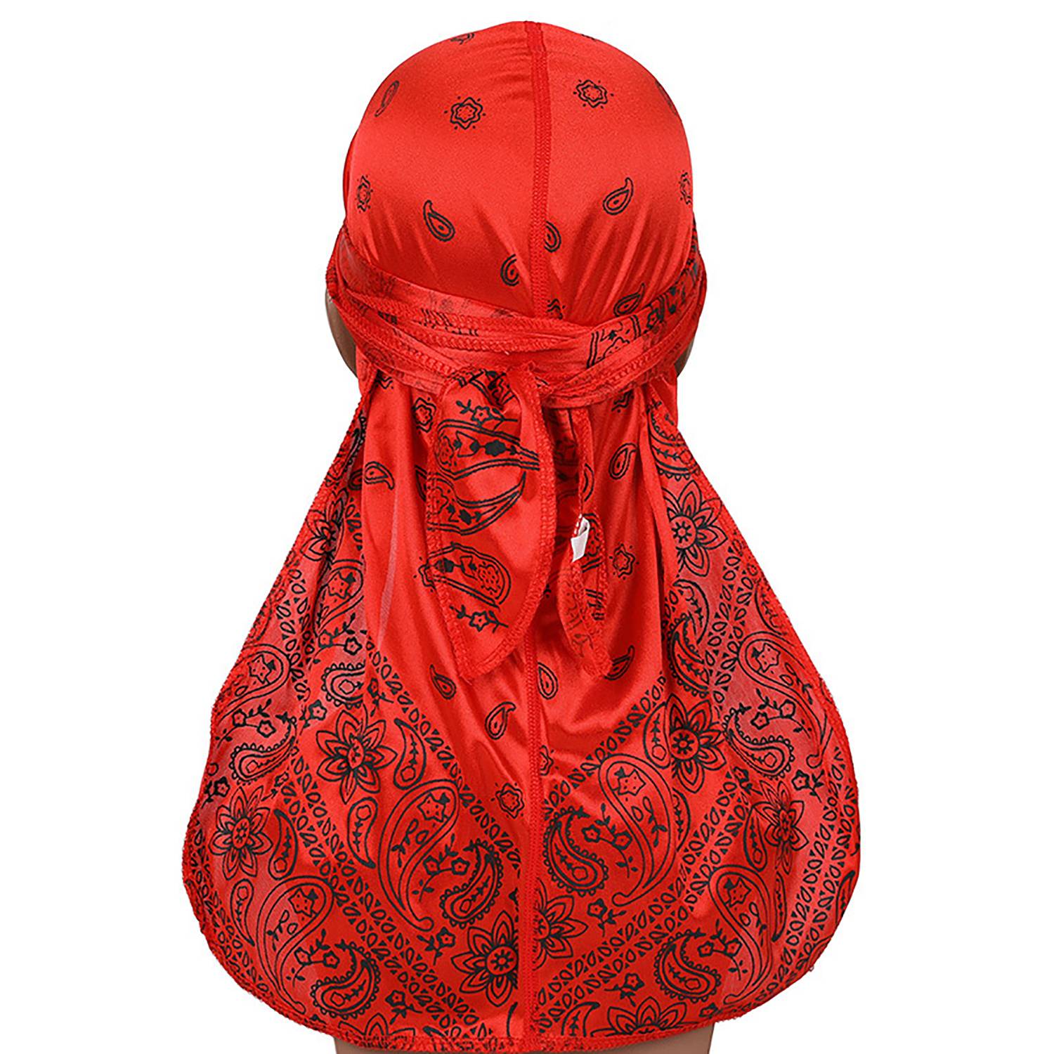 Unisex Silky Durag Long Tail Headwrap 9