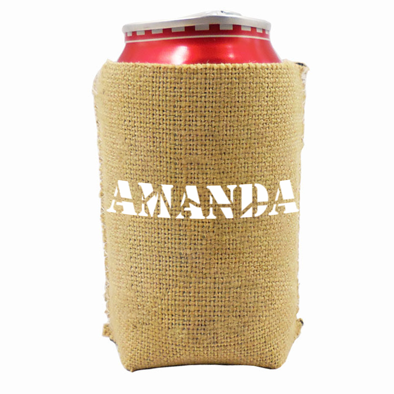 11 oz Cotton Linen Beverage Holder Sleeve