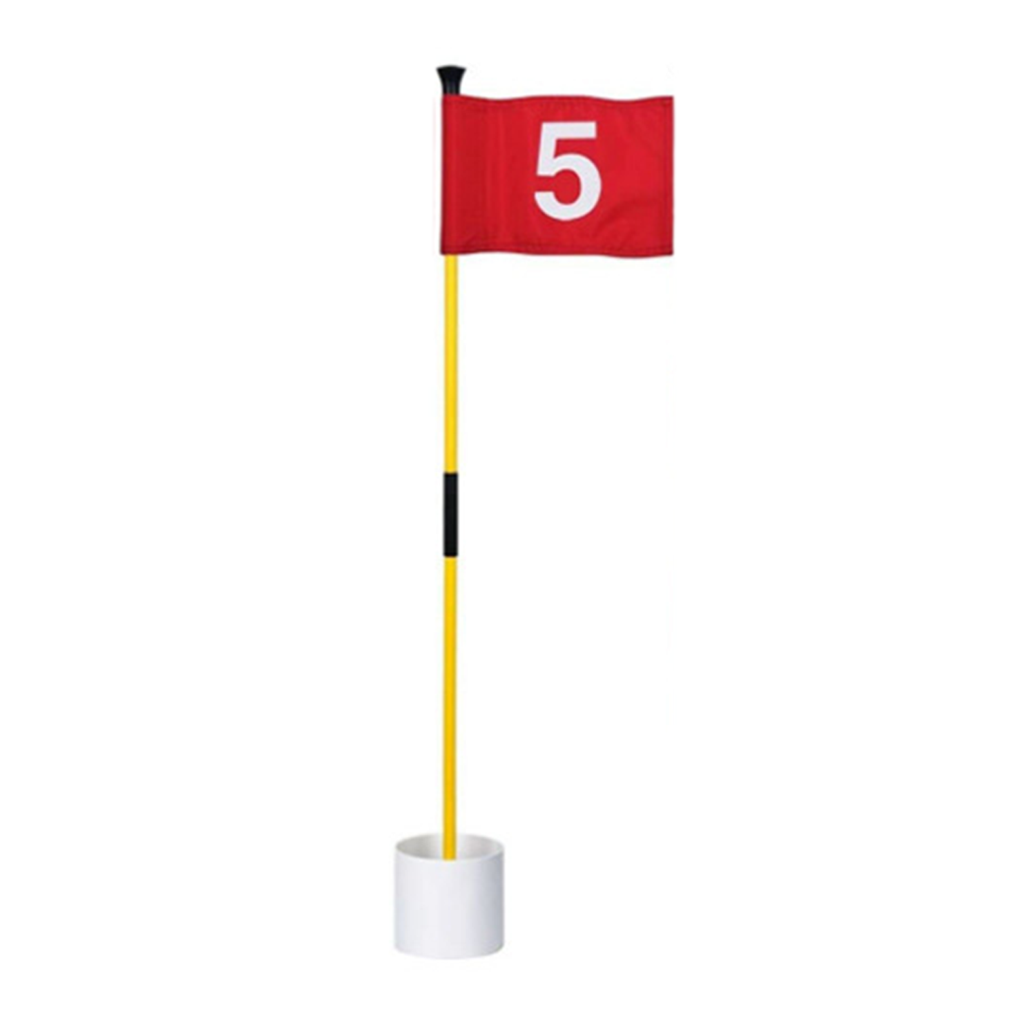 Golf Training Aid Putting Flag Hole Cup Set 6