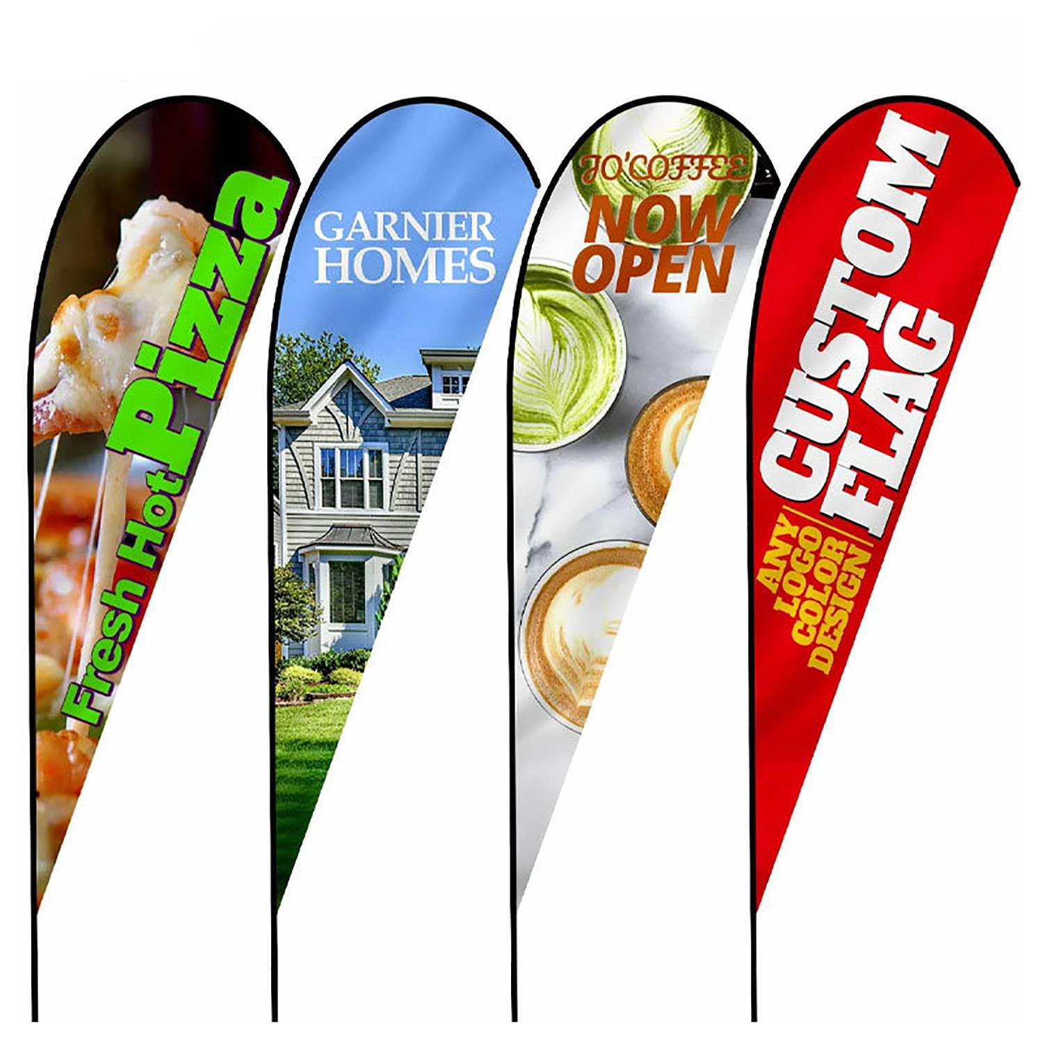 Custom Outdoor Beach Flags for Promotional Display 2
