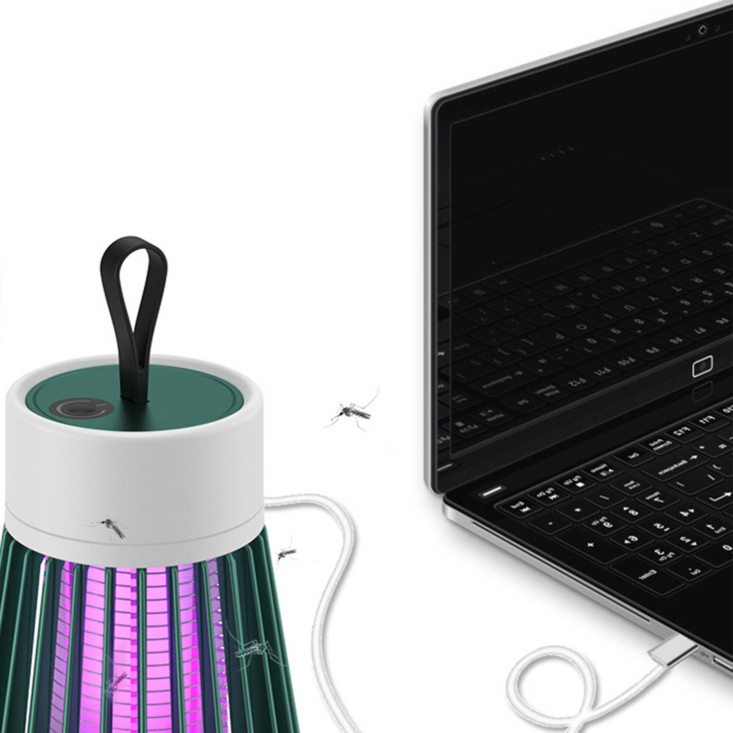 Romanticized rechargeable mosquito-repelling lamp 2