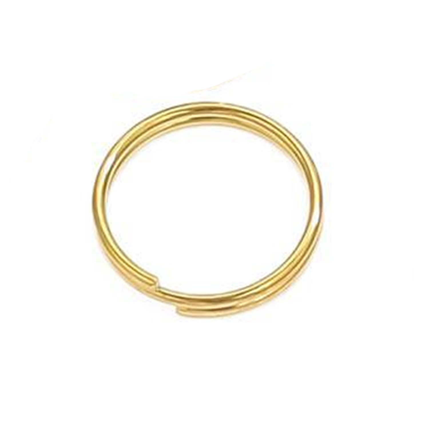 200PCS DIY Double Loop Metal Key Split Rings 2